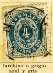 Stamps Europe - Denmark -  Escudo Real
