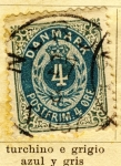 Stamps Denmark -  Escudo Real