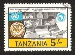 Stamps Tanzania -  25 TH ANNIVERSARYOF THE ECONOMIC COMMISSION FOR AFRICA