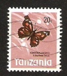 Stamps : Africa : Tanzania :  KINYWAJASHO, (LIBYTHEA ISIUS)
