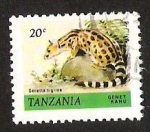 Stamps : Africa : Tanzania :  GENET KANU