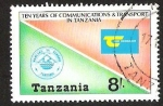 Sellos de Africa - Tanzania -  TEN YEARS OF COMUNICATIONS & TRANSPORT IN TANZANIA
