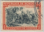 Stamps America - Honduras -  Descubrimiento de América
