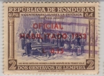 Stamps Honduras -  Reyes Católicos reciben a Colón después de 1° Viaje