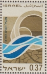 Stamps : Asia : Israel :  ISRAEL 1965 Scott 293 Sello Nuevo Inmigración en Desierto Aniv. Liberacion Nazi de Campos Concentrac