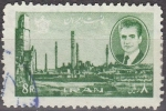Stamps Iran -  IRAN 1965 Scott 1339 Sello Mohammed Reza Shah Pahlavi y Palacio Darius Persepolis 8R usado 