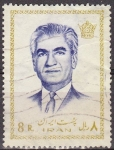 Stamps Iran -  IRAN 1971 Scott 1621 Sello Mohammed Reza Shah Pahlavi 8R usado 