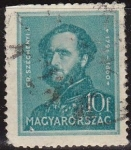 Stamps Hungary -  Hungria 1932 Scott 472 Sello Conde Stephen Szechenyi usado 10f Magyar Posta Ungarn Hungary Hongrie U