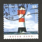 Stamps Germany -  2235 - Faro de Roter Sand