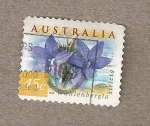 Stamps Australia -  Wahlenbergia stricata