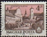Stamps : Europe : Hungary :  Hungria 1974 Scott 2333 Sello Edificios Oficiales Iglesia y Ayuntamiento Vac usado M-3001 Magyar Pos