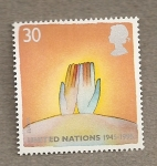 Stamps United Kingdom -  50 Aniversario Naciones Unidas