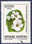 Sellos de America - Argentina -  ARG Flor malvinense 50000 (2)