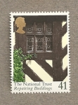 Stamps United Kingdom -  100 años  Conservación Patrimonio Británico