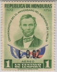 Sellos de America - Honduras -  Abraham Lincoln
