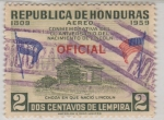 Stamps Honduras -  Choza en que nació Lincoln