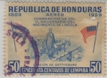 Sellos de America - Honduras -  Oración de Gettysburg