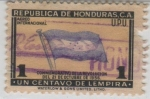 Sellos de America - Honduras -  Bandera Nacional