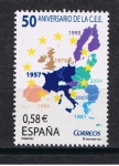 Stamps Spain -  Edifil  4319  50º aniv. de la C.E.E.  