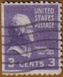 Stamps United States -  Thomas Jefferson