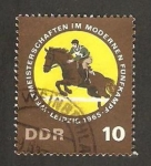 Stamps Germany -  833 - Mundial de pentahlon moderno, equitación
