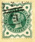 Sellos de Europa - Reino Unido -  Reina Victoria, año 1887