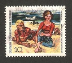 Stamps Germany -  Cuadro en la galería de Dresde