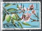 Stamps : Europe : Spain :  ESPANA 1975 (E2254) Flora - Prunus dulcis 1p h 5 INTERCAMBIO