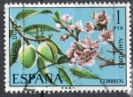 Stamps Spain -  ESPANA 1975 (E2254) Flora - Prunus dulcis 1p h 2
