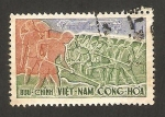 Stamps Vietnam -  trabajando el campo, braceros