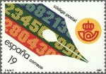 Stamps Spain -  ESPAÑA 1987 2906 Sello Nuevo Aniversario Implantación Codigo Postal Espana Spain Espagne Spagna Span