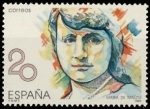Stamps Spain -  ESPAÑA 1989 2989 Sello Nuevo Mujeres Famosas Españolas Maria de Maeztu Espana Spain Espagne Spagna 