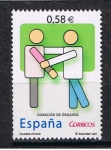 Stamps : Europe : Spain :  Edifil  4335  Valores Cívicos.  " Donación de órganos. "                                            