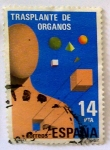 Stamps : Europe : Spain :  Trasplante de organos