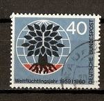 Stamps Germany -  DBP (RFA) Año Mundial del Refugiado