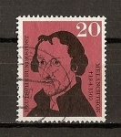 Stamps : Europe : Germany :  DBP (RFA ) Cuarto  Centenario de la muerte de Philip Schwartzerd