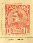 Stamps Europe - Serbia -  Rey Peter Milan IV edicion 1880