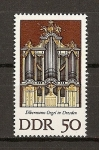 Stamps : Europe : Germany :  DDR Organos de Silbermann