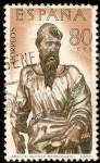 Stamps Spain -  Apostol - Berruguete