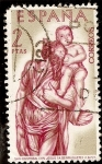 Stamps Spain -  San Cristobal - Berruguete