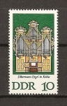 Stamps Germany -  DDR Organos de Silbermann