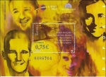 Sellos del Mundo : Europa : Espaa : ESPAÑA 2002 3948 HB Sello Nuevo Deportes Pedro Delgado, Paco Fernández Ochoa, Paco Gento, Carlos Sai