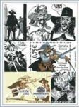 Stamps : Europe : Spain :  ESPAÑA 2002 3950 HB Sello Nuevo Comic El Capitan Ala Triste Personaje de Arturo Perez Reverte 