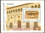 Stamps Spain -  ESPAÑA 2002 3881 HB Sello ** Expo Filatelica España Portugal PHILAIBERIA Tarazona