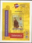 Sellos de Europa - Espaa -  ESPAÑA 2002 3878 HB Sello Nuevo Filatelia Juvenil Salamanca Cartel Oficial MNH