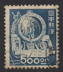 Stamps Japan -  Locomotora,