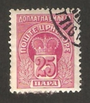 Stamps Europe - Montenegro -  sello tasa 