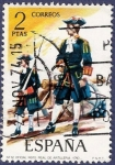 Stamps Spain -  Edifil 2198 Oficial de artillería 2