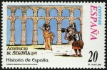 Sellos de Europa - Espaa -  ESPAÑA - Casco antiguo y Acueducto de Segovia
