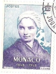 Stamps Europe - Monaco -  SELLO DE MONACO- CENTENARIO APARICION DE LA VIRGEN DE LOURDES